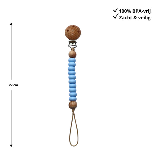 Zibbi Nordic Speenkoord Sky Blue