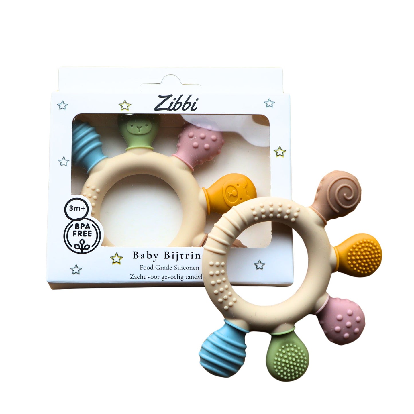 Zibbi Happy Teether Bijtring