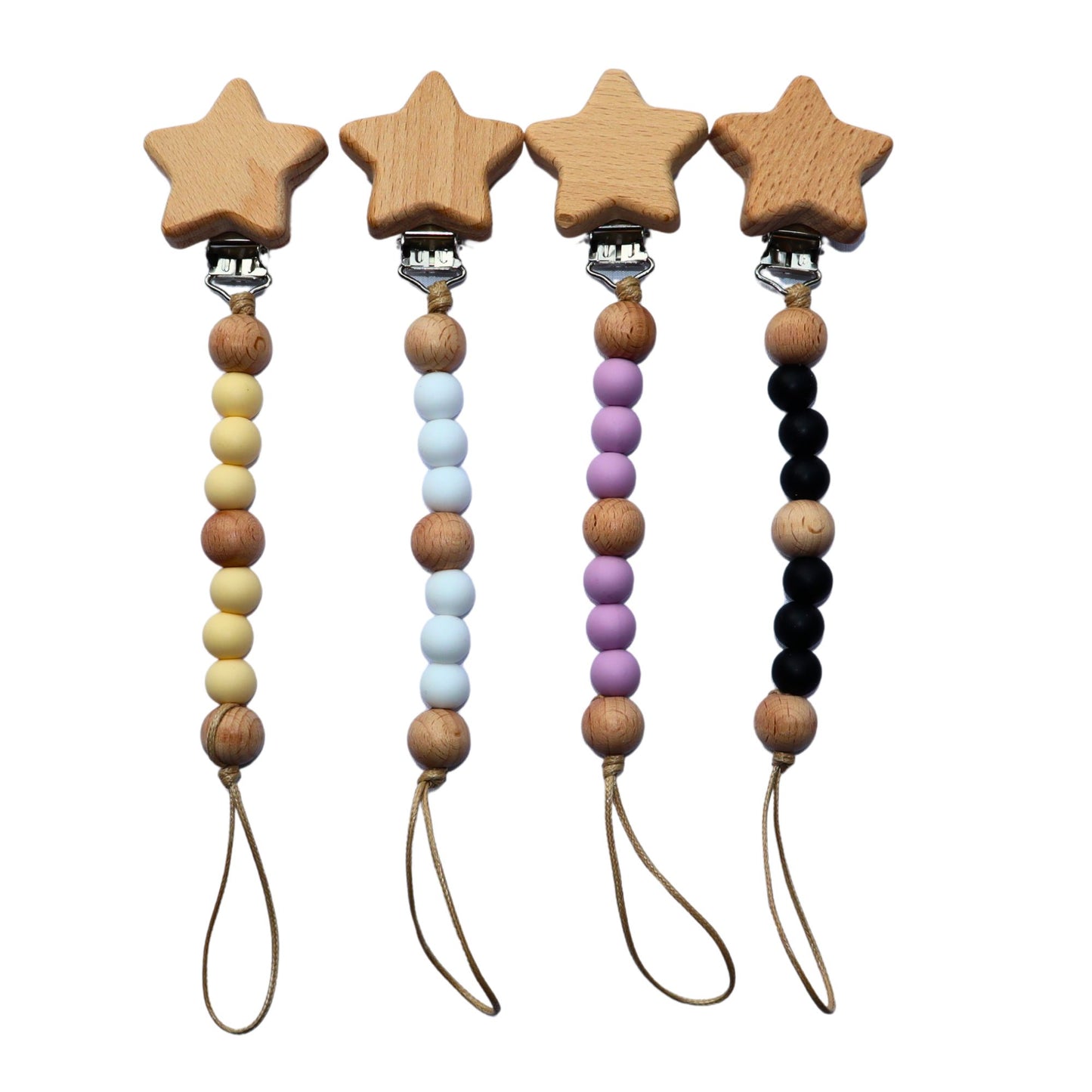 Zibbi Star Speenkoord Midnight Soft Beige
